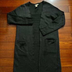Long grey cardigan XS H&M